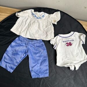 3 pieces outfit for American Girl Doll or Any 18”Dolls